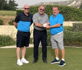 Minthis GC raise €330 for the Earthquake Appeal initiated by CGF